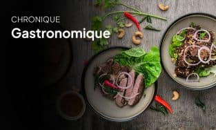 L’art de la table: Des asperges blanches grillées, vinaigrette citron, pistache et burrata!